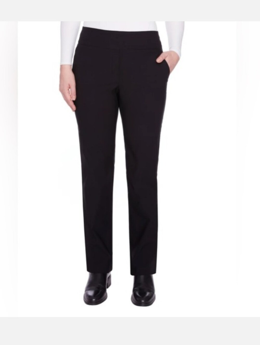 S.C.& Co Black Pull On Pant Size 12 Inseam 30 Inches
